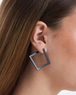 Ohrstecker - Black Square
