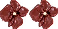 Ohrstecker - Burgundy Blossom