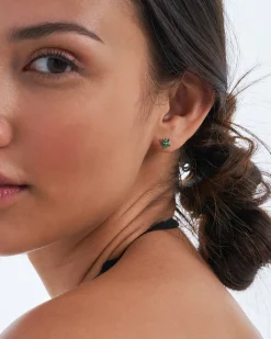 Ohrstecker - Floral Emerald
