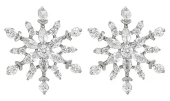 Ohrstecker - Gleaming Snowflake