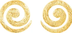 Ohrstecker - Gold Spiral