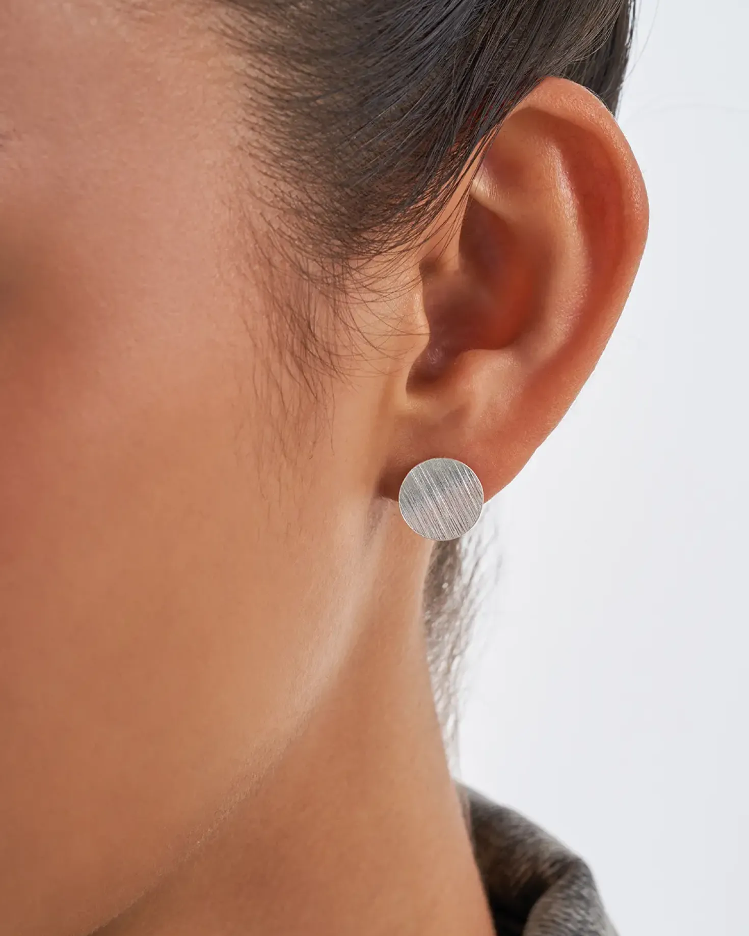 Ohrstecker – Plain Silver