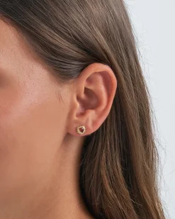 Ohrstecker - Red Zirconia