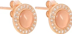 Ohrstecker - Rose Cateye