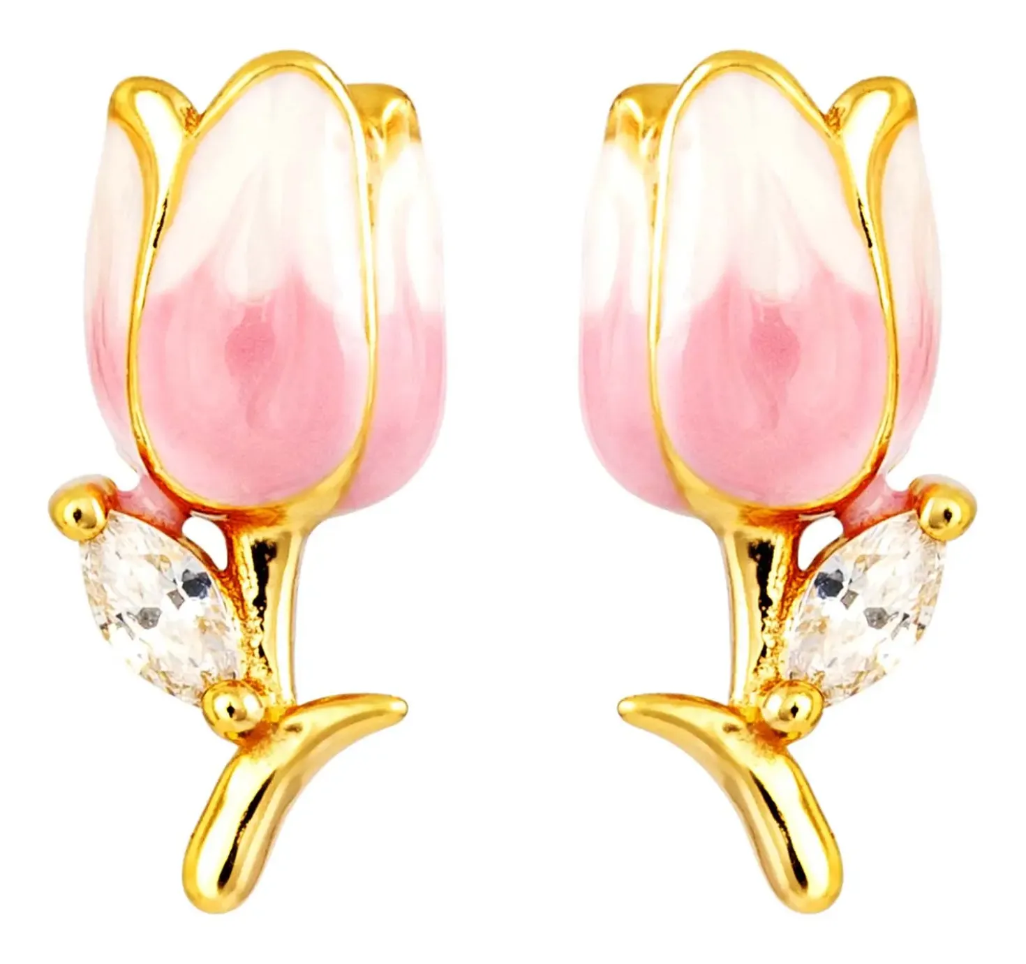 Ohrstecker - Rosy Tulip