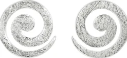 Ohrstecker - Silvery Spiral