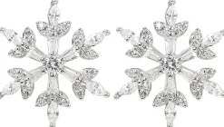 Ohrstecker - Sparkling Snowflakes