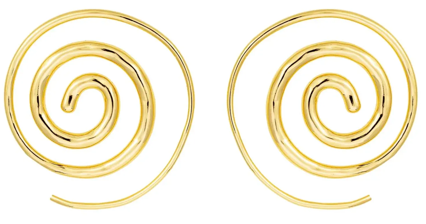 Ohrstecker - Thin Spiral