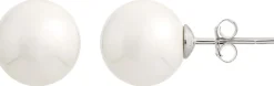 Ohrstecker - White Nacre