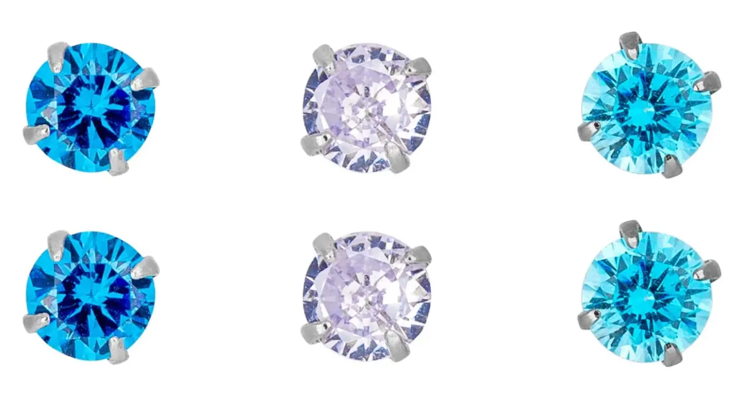 Ohrstecker-Set - Blue Shine