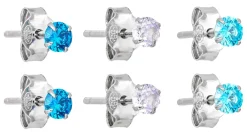 Ohrstecker-Set - Blue Shine