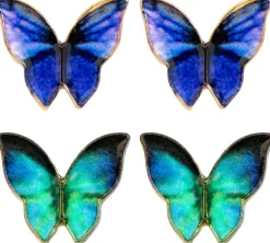Ohrstecker-Set - Blue Wings
