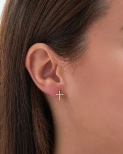 Ohrstecker-Set - Cross Trio