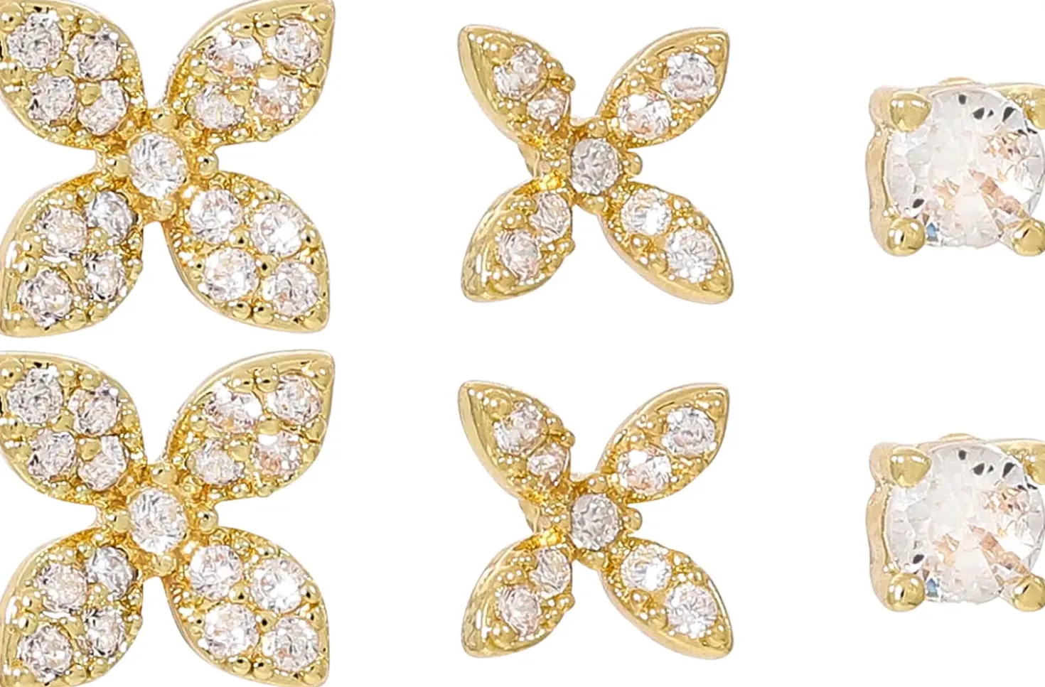 Ohrstecker-Set - Floral Fizz