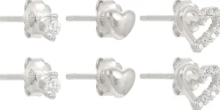 Ohrstecker-Set - Heart Trio