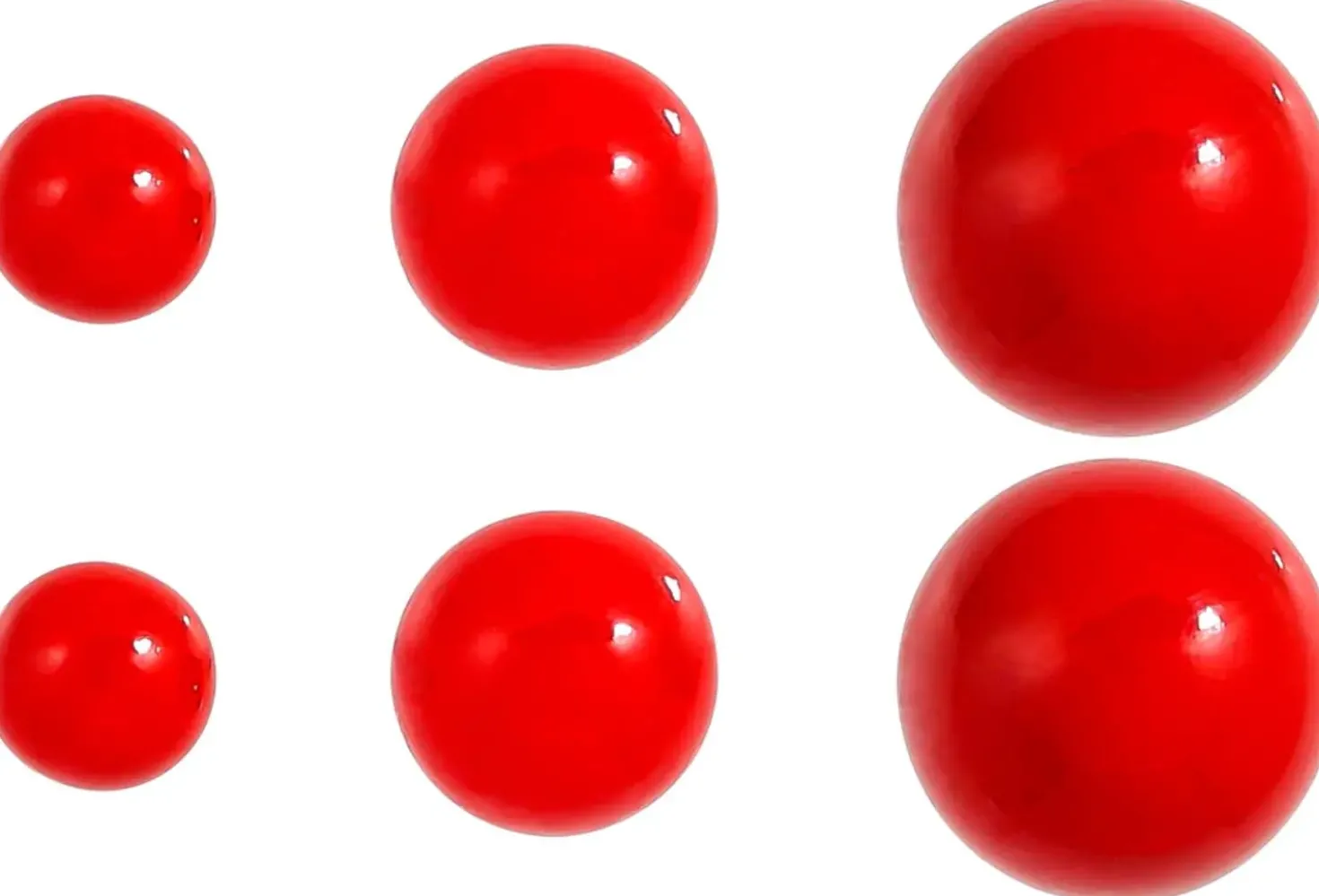 Ohrstecker-Set - Red Bullets