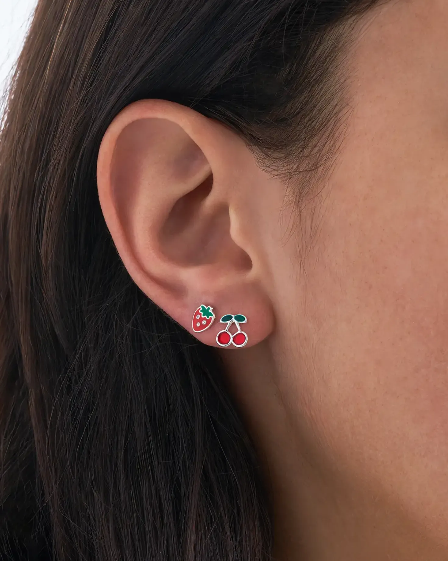 Ohrstecker-Set - Red Fruits