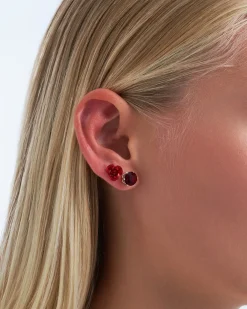 Ohrstecker-Set - Red Passion