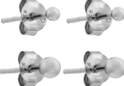Ohrstecker-Set - Silver Dots