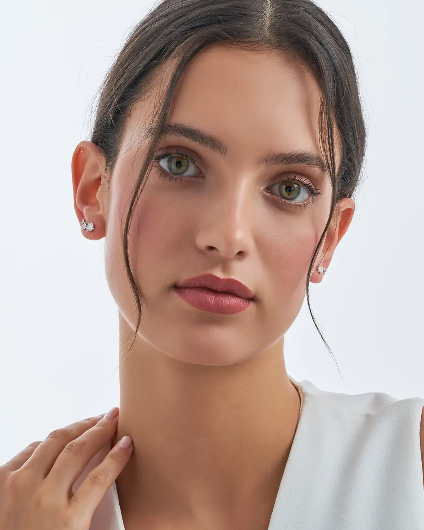 Ohrstecker-Set - Silver Trio