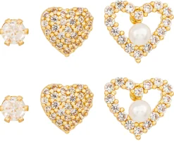 Ohrstecker-Set - Sparkle Heart