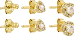 Ohrstecker-Set - Sparkly Trio