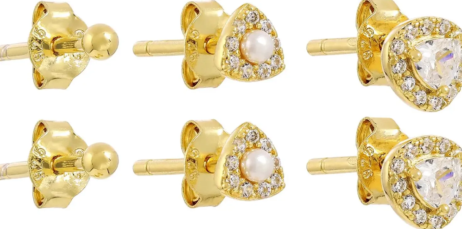 Ohrstecker-Set - Sparkly Trio