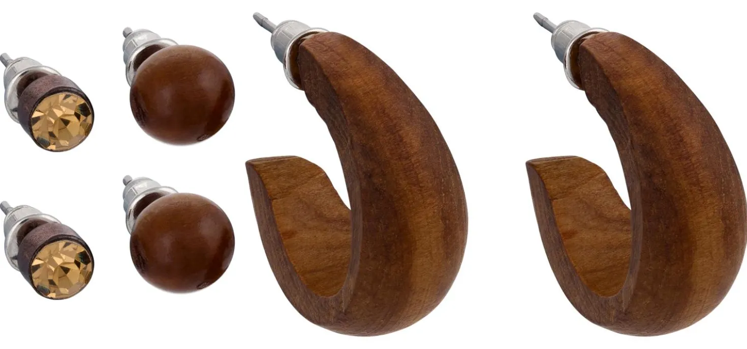 Ohrstecker-Set - Woodland