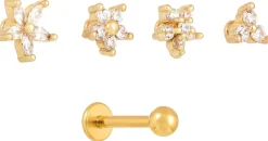 Piercing-Set - Golden Blossoms