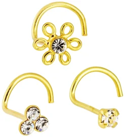Piercing-Set - Golden Trio