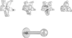 Piercing-Set - Silver Blossoms
