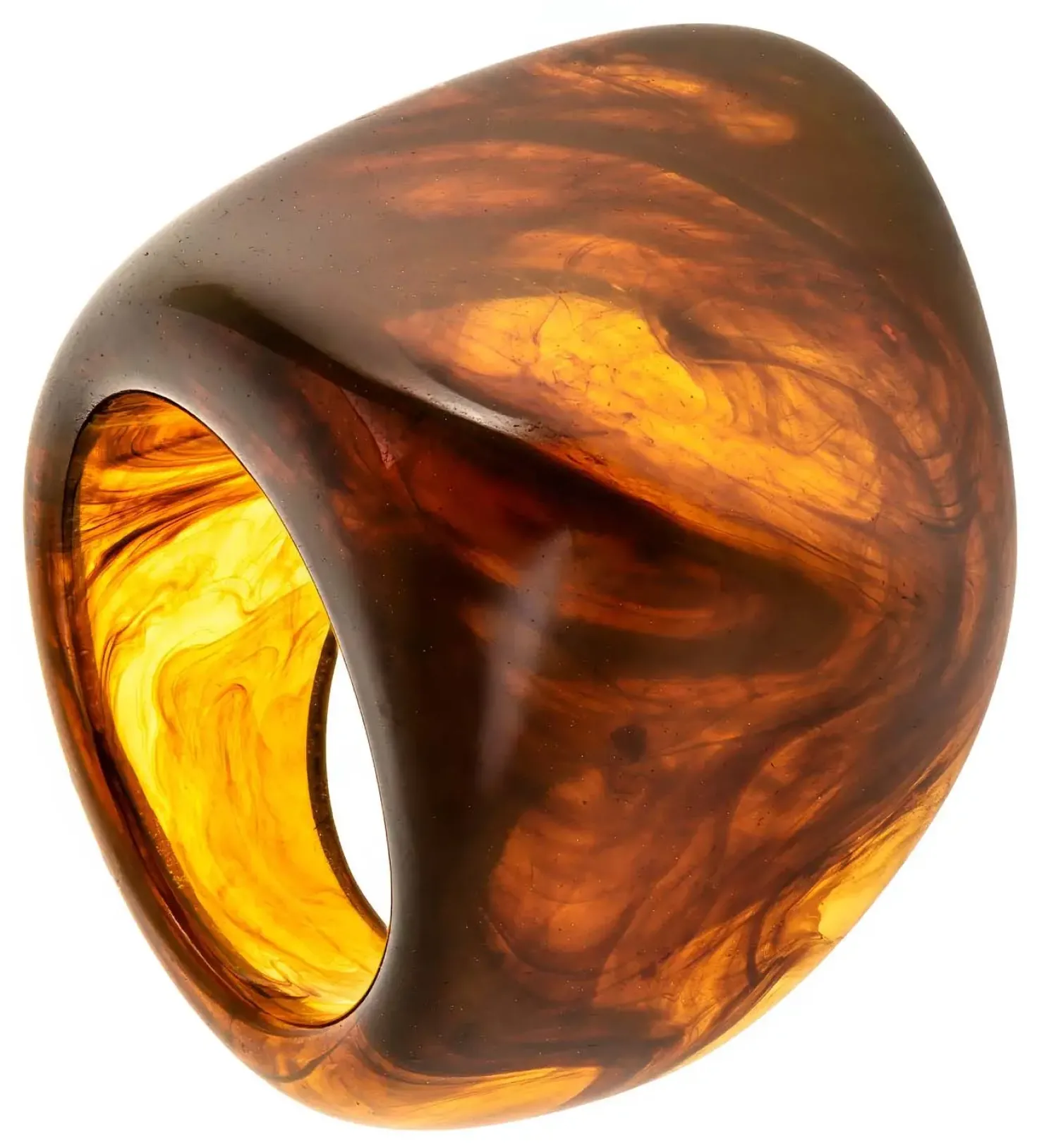 Ring - Amber Square