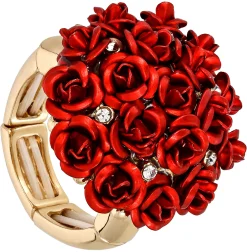 Ring - Bunch of Roses Red