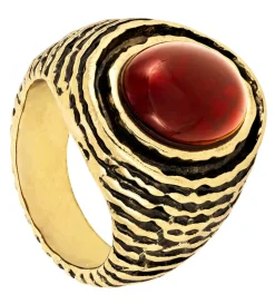 Ring - Burgundy Oval