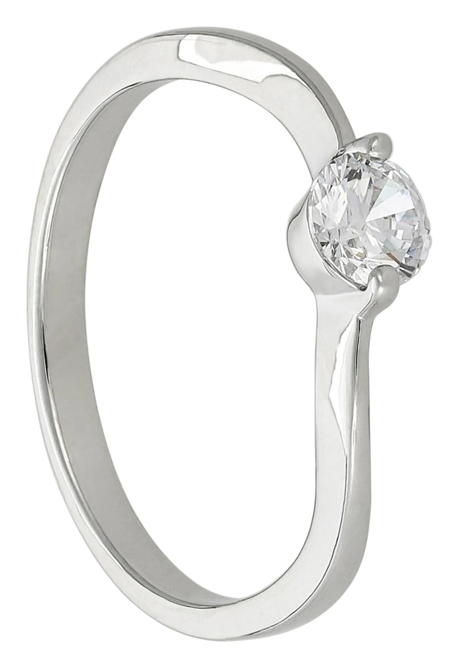 Ring - Curved Silver