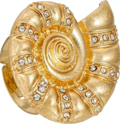 Ring - Golden Ammonite