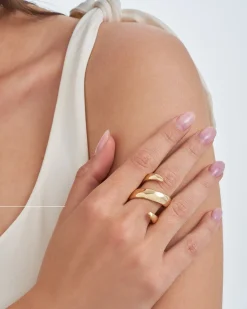 Ring - Golden Swirl