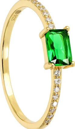 Ring - Green Rectangle