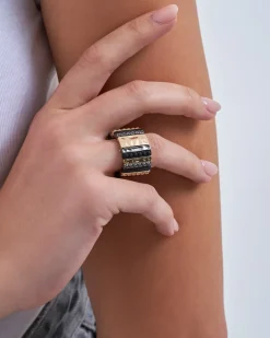 Ring - Metallic Stripes