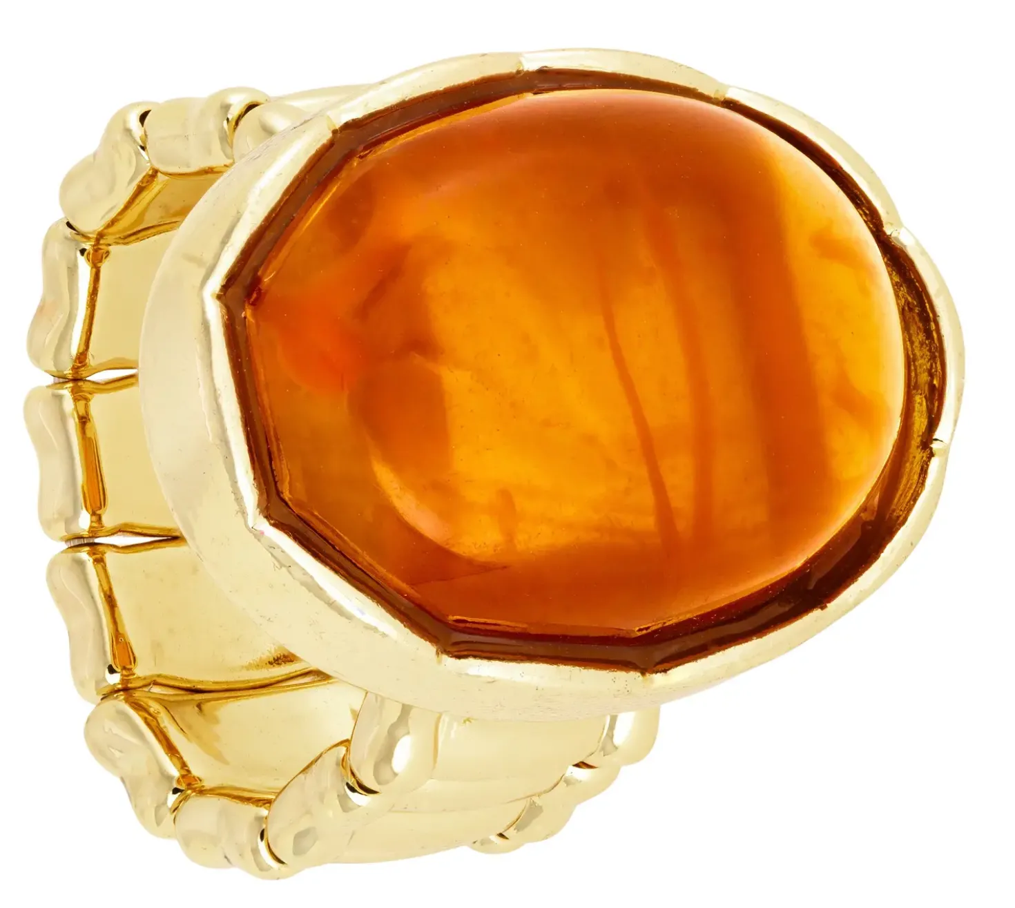 Ring - Orange Oval