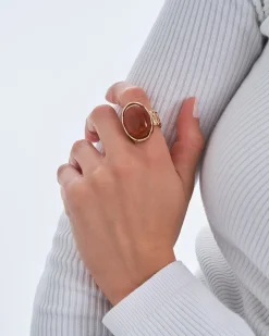 Ring - Orange Oval