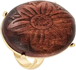 Ring - Oval Wood