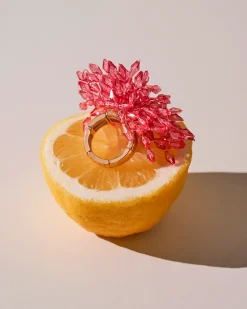 Ring - Red Beads