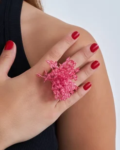 Ring - Red Beads