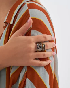 Ring - Red Pattern