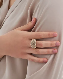 Ring - Sparkly Dome