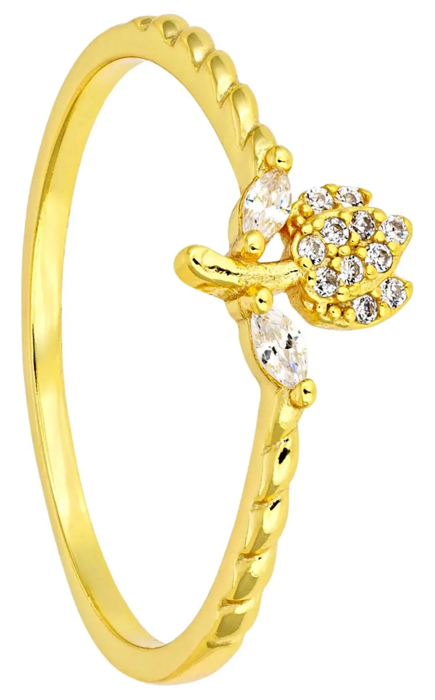 Ring - Sparkly Tulip