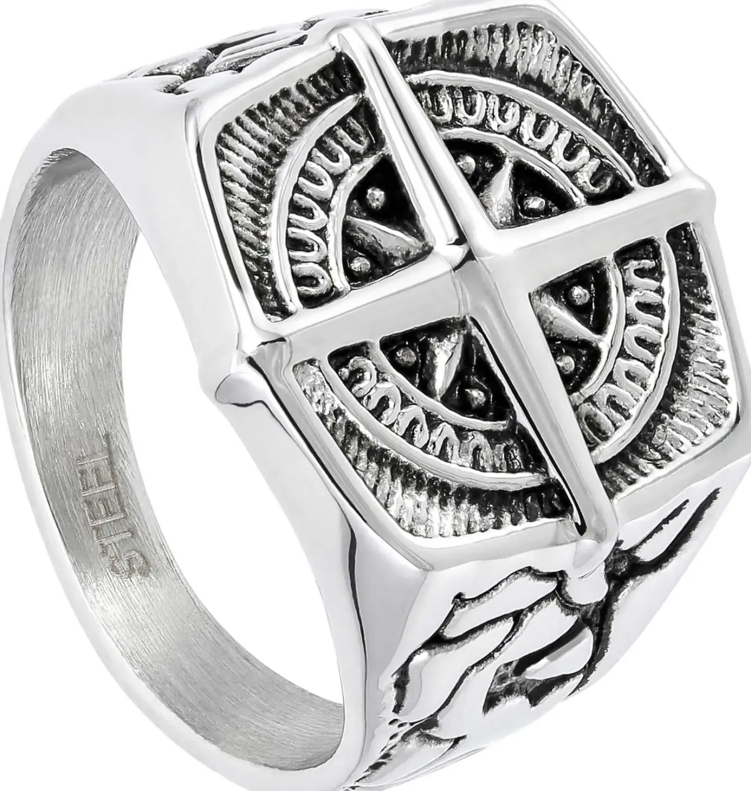 Ring - Steel Compass