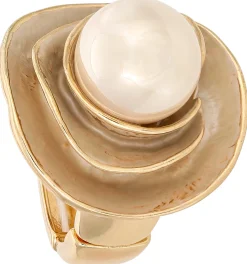 Ring mit Perle - Pearly Blossom