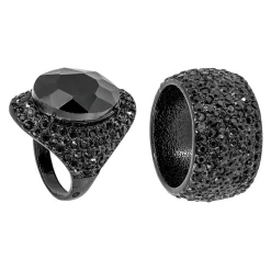 Ring-Set - Black Halloween